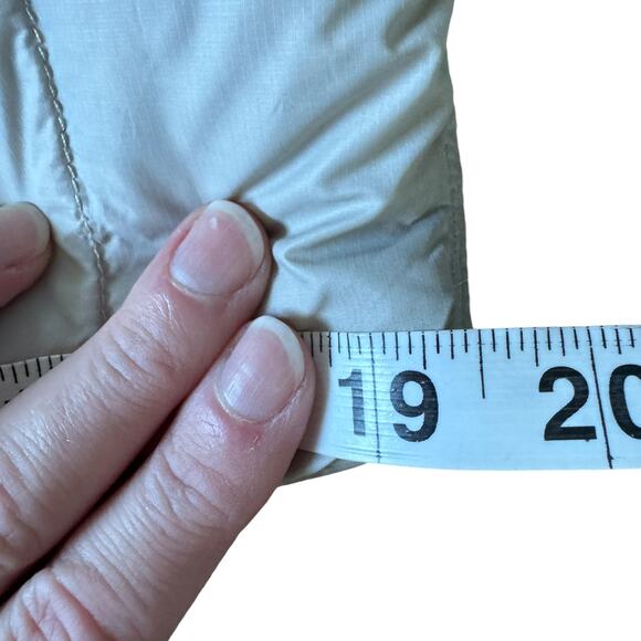 The North Face Light Grey Down Long Hooded Puffer Coat - Picture 11 of 12